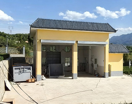 水平分體式壓縮垃圾站